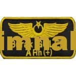 Pilot personel isimlik nakış işleme arma patch peç 5×9 cm