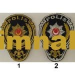 Polis nakış işleme arma patch 10x7 cm
