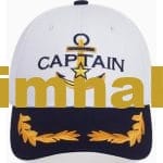 Captain Kaptan Şapka Kep Nakış İşlemeli Unisex