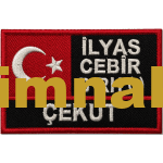Personel isimliği Cekut Nakış işleme arma patch peç 5,5x9 cm