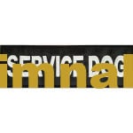 Service Dog Nakış işleme Arma Patch Peç 5x15 cm