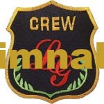 Crew Nakış işleme Arma Patc Peç 10x10 cm