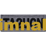 Personel İsimliği Nakış İşleme Arma Patch 3x8 cm Rerlektör Kumaş