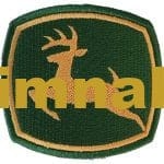Geyik Ceylan Nakış İşleme Arma Patch 6.5x7 cm