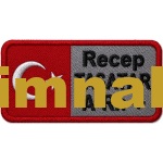 Personel İsimliği Nakış İşleme Arma Patch 4x8 cm Rerlektör Kumaş