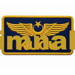 Personel İsimliği Havacı Nakış İşleme Arma Patch 5x9 cm