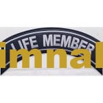 Life Member Nakış İşleme Arma Patch Peç 29 cm