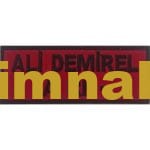Personel İsimliği Nakış İşleme Arma Patch Peç Kırmızı Kumaş Siyah Yazı 10x4 cm