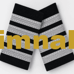 Havacılık Captain (Kaptan Pilot) Gümüş Sırma Apolet 9x4,5 cm