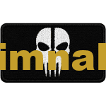 Tactical Skull Patch Kuru Kafa Patch Nakış İşleme Arma 5x8 cm