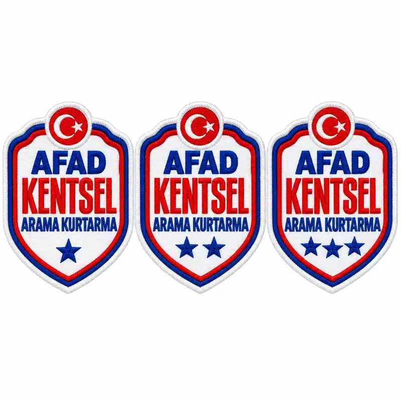 afad-kentsel-arama-kurtarma-nakis-800x800 AFAD Kentsel Arama Kurtarma Nakış Arması 1-2-3 Yıldız 9x7 cm - Görsel 1